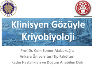 Prof.Dr. Cem Somer Atabekoğlu Ankara Üniversitesi Tıp Fakültesi