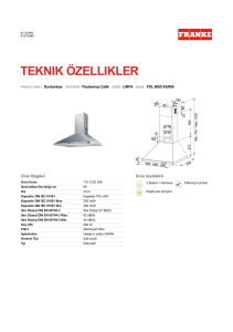 110.0152.549 Teknik Özellikler