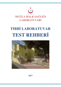 Klinik Laboratuvar Test Rehberi - Muğla HSL