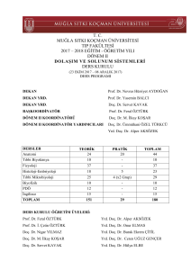 öğretim yılı dönem ıı dolaşım ve solu