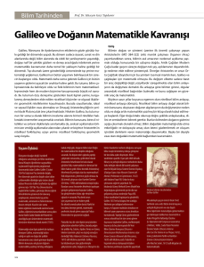 Galileo ve Doğanın Matematikle Kavranışı