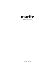 marife - İSAM Kütüphanesi