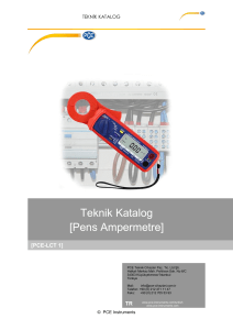 Teknik Katalog [Pens Ampermetre]