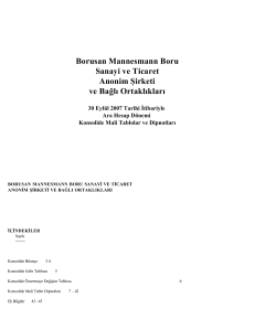Borusan Mannesmann Boru Sanayi ve Ticaret Anonim Şirketi ve