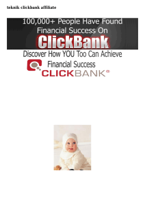 teknik clickbank affiliate