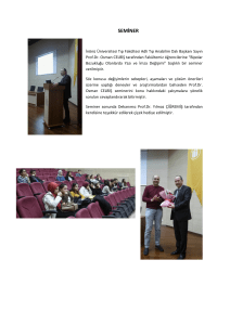 seminer - İnönü Üniversitesi