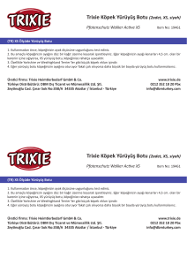 Trixie Köpek Yürüyüş Botu (2adet, XS, siyah)