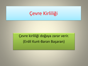 Çevre Kirlili*i