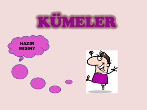 kümeler - WordPress.com