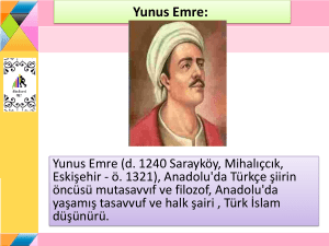 Yunus Emre - Dindersim.com