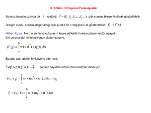 FİZ365 TEORİK FİZİK YÖNTEMLERİ