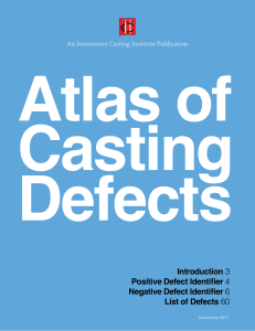 Atlas of Casting Defects