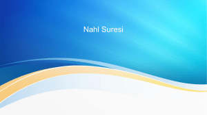 Nahl Suresi