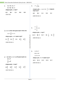 birinci-dereceden-denklemler