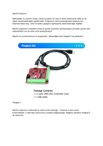 CNC kullanım