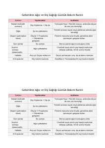 Hamilelikte Ağız ve Diş Sağlığı Bakım Rutini