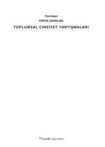 toplumsal cinsiyet tartışmalarıferyal saygılıgil