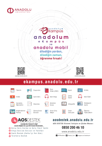Anadolu &Uuml;niversitesi eCampus ve Mobil: Dijital &Ouml;ğrenme Kaynakları