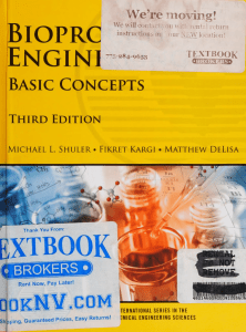 Bioprocess Engineering: Basic Concepts Textbook