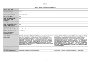 OITE163 Teknik Resim Dersi Tanıtımı