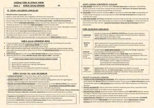 Cold War Period - Contemporary Turkish and World History Unit 3