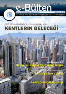 kentlerin geleceği - İstanbul Büyükşehir Belediyesi
