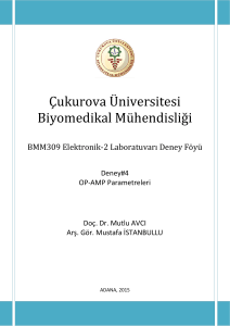 Çukurova Üniversitesi Biyomedikal Mühendisliği