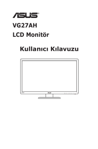 VG27AH LCD Monitör Kullanıcı Kılavuzu
