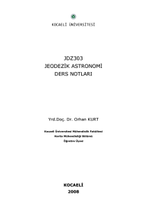 jdz303 jeodezđk astronomđ ders notları
