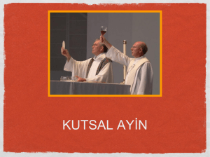 The Eucharist - Hristiyan Forum