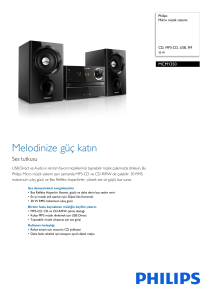 MCM1350/12 Philips Mikro müzik sistemi