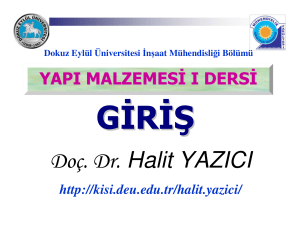 Doç. Dr. Halit YAZICI - Dokuz Eylül Üniversitesi