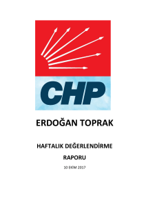 Erdoğan Toprak Resmi İnternet Sitesi