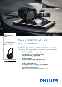 SHB7250/00 Philips Kablosuz Bluetooth® kulaklık