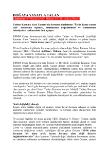 doğaya yasayla talan - Türkiye Ormancılar Derneği
