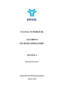 myk tekstil iplik yeterlilik - MYK Portal