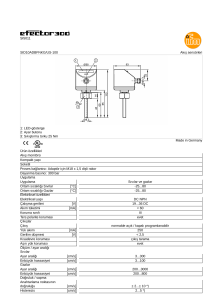 SI5011 Akış sensörleri SID10ADBFNKG/US-100 1