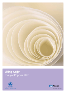 Viking Kağıt Faaliyet Raporu 2010