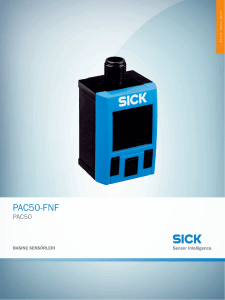 PAC50 PAC50-FNF, Online teknik sayfa