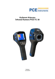 Kullanım Kılavuzu İnfrared Kamera PCE-TC 30