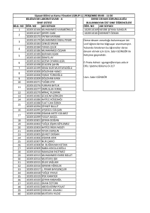 bilg. no öğr. no adı soyadı öğr. no adı soyadı 1 1020510166