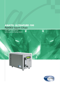 ANATEL ULTRAPURE-100 Partikül Sayım Cihazı