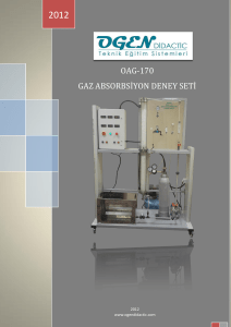 oag-170 gaz absorbsiyon deney seti