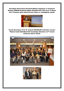 Hacettepe Üniversitesi Geriatrik Bilimler Uygulama ve Araştırma
