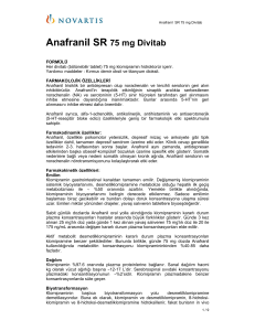 Anafranil SR 75 mg Divitab