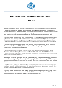 İslam İnkılabı Rehberi Şehid Hoceci`nin ailesini kabul etti3 /Oct