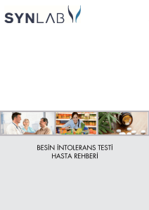 BESİN İNTOLERANS TESTİ HASTA REHBERİ