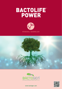 bactolıfe power - Bactogen Biyoteknolojik Ürünler