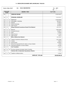 1.4 GİDERLERİN EKONOMİK