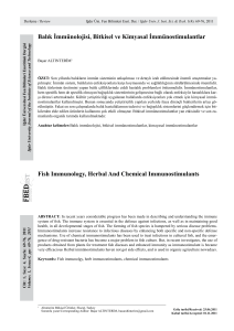 Balık İmmünolojisi, Bitkisel ve Kimyasal